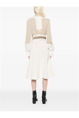 Beige belted patch work dress MAISON MARGIELA | S51DD0030MTN055107